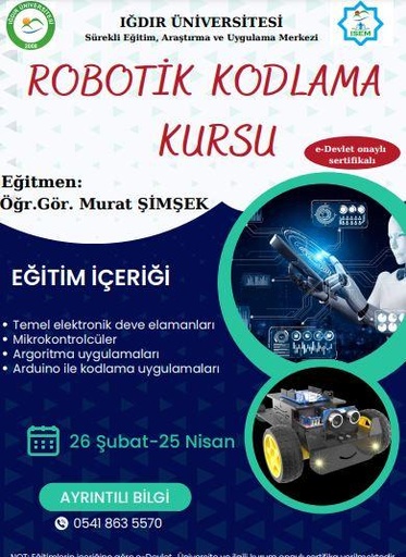 ROBOTİK KODLAMA KURSU